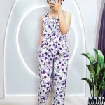 Đồ bộ mango quần dài áo sát nách có nút