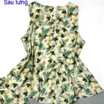Đồ bộ mango quần dài áo sát nách sau lưng có nút