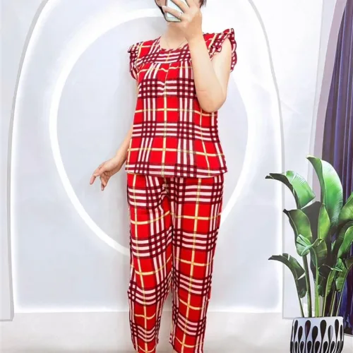 Đồ bộ mango quần dài cổ tròn sát nách bèo Có 2 size