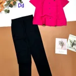 đồ bộ nữ quần dài áo sơ mi in chữ PADAN