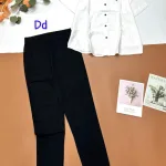 đồ bộ nữ quần dài áo sơ mi in chữ PADAN