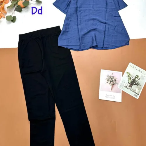 đồ bộ nữ quần dài áo sơ mi in chữ PADAN