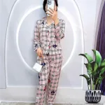 Đồ bộ pijama quần dài áo tay dài họa tiết