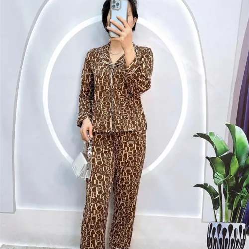 Đồ bộ pijama quần dài áo tay dài họa tiết