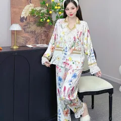 đồ bộ pijama quần dài áo tay dài nhiều hình khác nhau