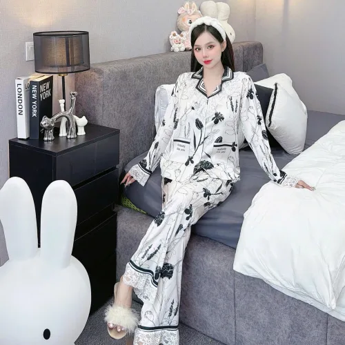 đồ bộ pijama quần dài áo tay dài nhiều hình khác nhau