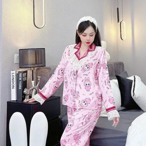đồ bộ pijama quần dài áo tay dài nhiều hình khác nhau