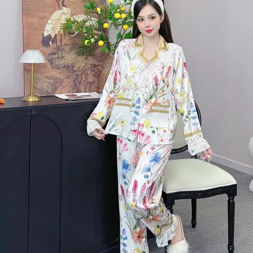 đồ bộ pijama quần dài áo tay dài nhiều hình khác nhau