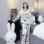 đồ bộ pijama quần dài áo tay dài nhiều hình khác nhau