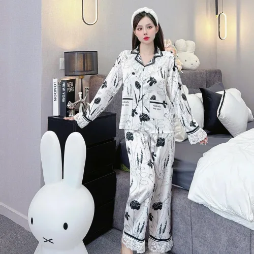 đồ bộ pijama quần dài áo tay dài nhiều hình khác nhau
