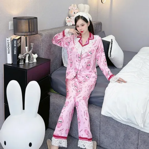 đồ bộ pijama quần dài áo tay dài nhiều hình khác nhau