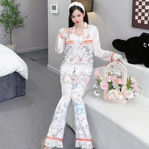 đồ bộ pijama quần dài áo tay dài nhiều hình khác nhau