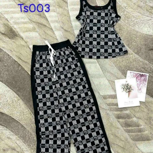 Đồ bộ quần dài áo dây hoạ tiết