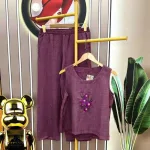 Đồ bộ quần dài áo sát nách in hình hoa