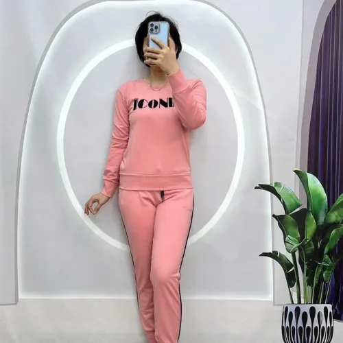 Đồ bộ quần dài áo tay dài cổ tròn in chữ