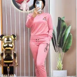 Đồ bộ quần dài áo tay dài in hình
