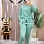 Đồ bộ quần dài áo tay dài in hình