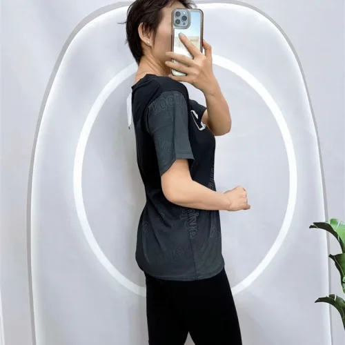 Đồ bộ quần dài áo tay ngắn cổ tròn in chữ