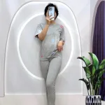Đồ bộ quần dài áo tay ngắn in hình