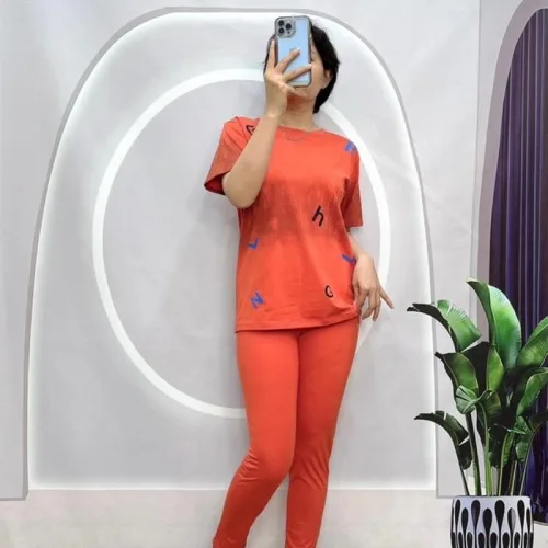 Đồ bộ quần dài áo tay ngắn in hình