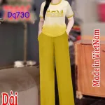 Đồ bộ quần dài áo tay ngắn in hình