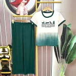 Đồ bộ quần dài áo tay ngắn in hình
