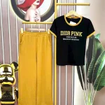 Đồ bộ quần dài áo tay ngắn in hình