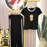 Đồ bộ quần dài áo tay ngắn in hình gấu