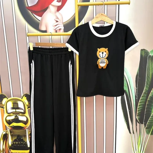 Đồ bộ quần dài áo tay ngắn in hình gấu