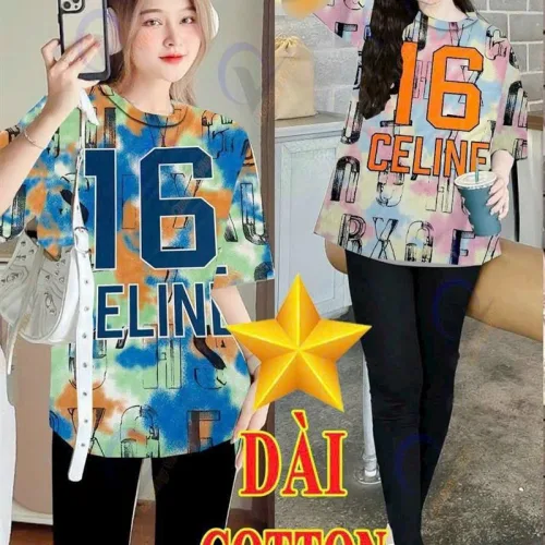 Đồ bộ quần dài đen áo tay ngắn in số
