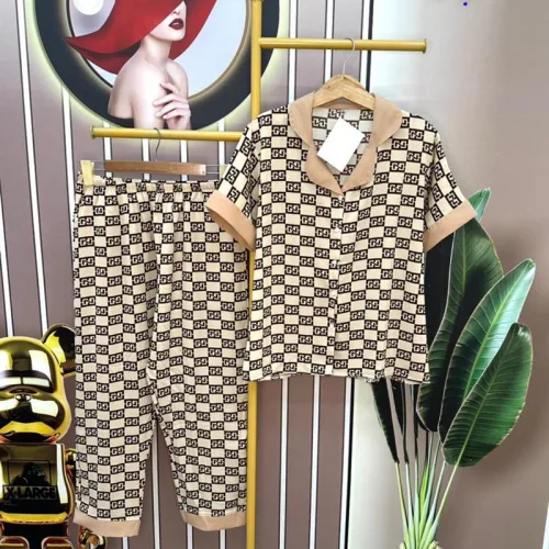 Đồ bộ quần dài pijama áo tay ngắn cổ bẻ form rộng