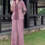 Đồ bộ lam mẫu bà lai đồ trung niên Có 3 size
