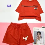 đồ bộ quần đùi áo crop top tay ngắn