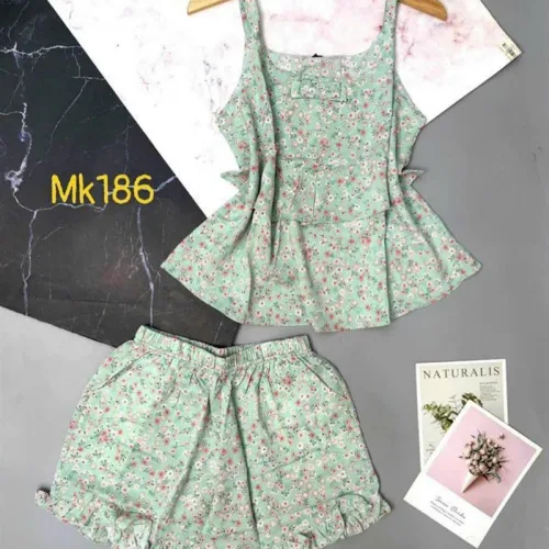 Đồ bộ quần đùi áo dây mặc nhà siêu mát