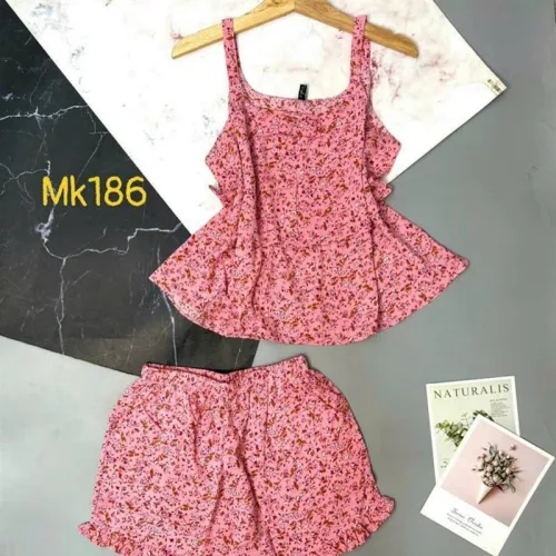 Đồ bộ quần đùi áo dây mặc nhà siêu mát