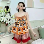 Đồ bộ quần đùi áo dây mặc nhà siêu mát