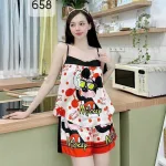 Đồ bộ quần đùi áo dây mặc nhà siêu mát