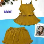 Đồ bộ quần đùi áo dây màu trơn mặc nhà