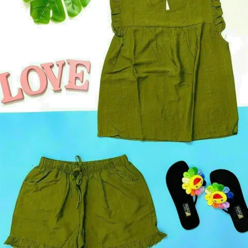 Đồ bộ quần đùi áo sát nách bèo màu trơn