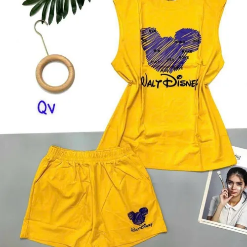Đồ bộ quần đùi áo sát nách in hình