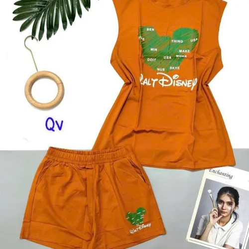Đồ bộ quần đùi áo sát nách in hình