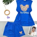 Đồ bộ quần đùi áo sát nách in hình