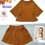 Đồ bộ quần đùi áo tay lửng màu trơn