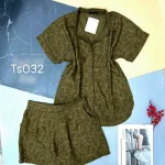 Đồ bộ quần đùi áo tay ngắn cổ bẻ màu trơn