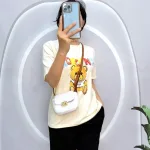 Đồ bộ quần đùi áo tay ngắn cổ tròn in hình gấu