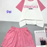 đồ bộ quần đùi áo tay ngắn ESSENTIALS