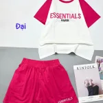 đồ bộ quần đùi áo tay ngắn ESSENTIALS