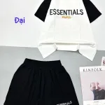 đồ bộ quần đùi áo tay ngắn ESSENTIALS