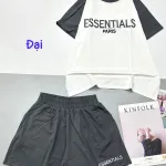 đồ bộ quần đùi áo tay ngắn ESSENTIALS