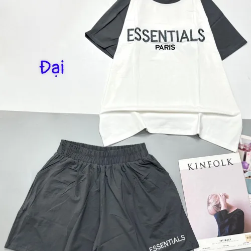 đồ bộ quần đùi áo tay ngắn ESSENTIALS